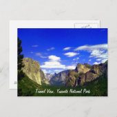 Uitzicht van de tunnel, Briefkaart van het Nationa (Voorkant / Achterkant)