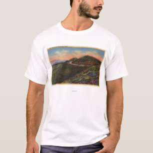 Uitzicht van de Twin Peaks & Highway T-shirt