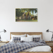 Uitzicht van de Uitdrukkelijke Kantoor Adams Canvas Afdruk (Insitu (Slaapkamer))