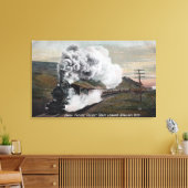 Uitzicht van de Unie voor goederenvervoer over de  Canvas Afdruk (Insitu (Woonkamer))