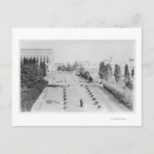 Uitzicht van de Universiteit van WA Campus Entranc Briefkaart (Voorkant)