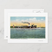 Uitzicht van de US Mail Boat oom Sam Briefkaart (Voorkant / Achterkant)