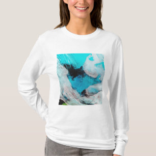 Uitzicht van de valse kleur Polynya (open water) T-shirt