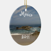 Uitzicht van de ventilatie; Mexico Souvenir Keramisch Ornament (Rechts)