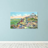 Uitzicht van de vergaderzaal van de top, Elevator  Canvas Afdruk (Insitu (Houten vloer))