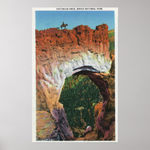 Uitzicht van de Victoriaans Arch Poster