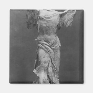 Uitzicht van de Victory Samothrace in het museum v Magneet