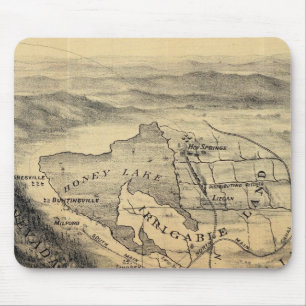 Uitzicht van de vogelsoort, Honey Lake Valley Muismat