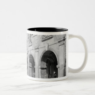 Uitzicht van de Vogezen Tweekleurige Koffiemok
