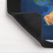 Uitzicht van de volledige Aarde met Indonesië, de Muismat (Hoek)