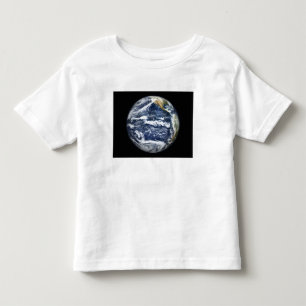 Uitzicht van de volledige aarde rond de Stille Oce Kinder Shirts