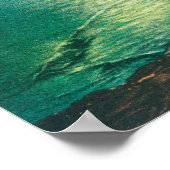 Uitzicht van de Vue de l'Eau-Santa Cruz, CA Poster