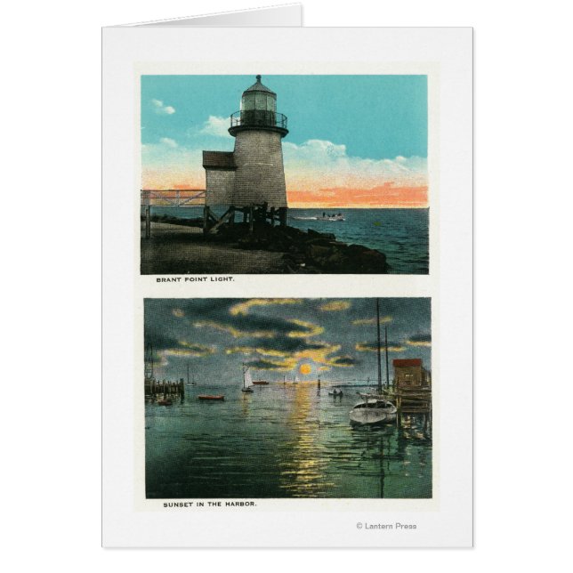 Uitzicht van de vuurtoren van Brant Point (Voorkant)