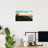 Uitzicht van de vuurtoren van de Sankaty Head Poster (Thuiskantoor)