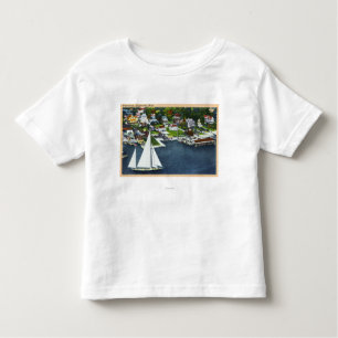Uitzicht van de Waterfront 2 Kinder Shirts