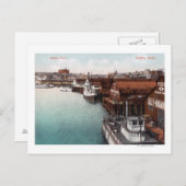 Uitzicht van de Waterfront Briefkaart (Voorkant / Achterkant)