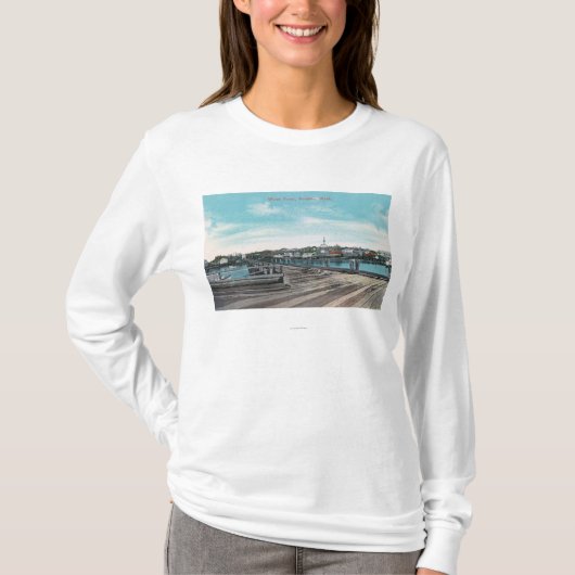 Uitzicht van de Waterfront T-shirt (Voorkant)