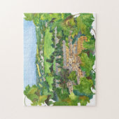 Uitzicht van de Waterverf van Bath Puzzle Legpuzzel (Verticaal)