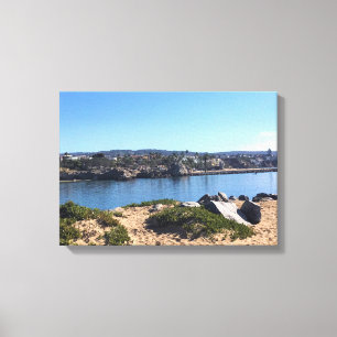Uitzicht van de Wedge, Krantenband, Californië Canvas Afdruk
