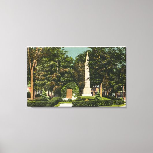 Uitzicht van de Wereldoorlog, Revolutionaire Oorlo Canvas Afdruk (Voorkant)