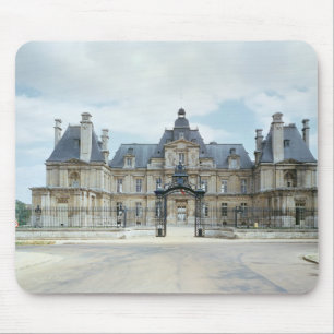 Uitzicht van de West-facade van Chateau de Maisons Muismat