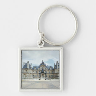 Uitzicht van de West-facade van Chateau de Maisons Sleutelhanger