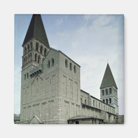 Uitzicht van de westelijke façade, 10e-11e eeuw magneet (Voorkant)