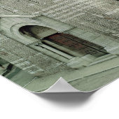 Uitzicht van de westelijke façade, 10e-11e eeuw poster (Hoek)