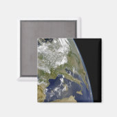 Uitzicht van de westerne Middellandse Zee Magneet (Voorkant / Achterkant)