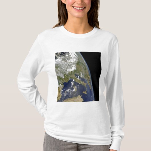 Uitzicht van de westerne Middellandse Zee T-shirt (Voorkant)