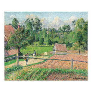 Uitzicht van de Window Camille Pissarro van de kun Foto Afdruk