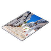 Uitzicht van de witte stad Frigiliana in de lucht Notitieboek (Linkerzijde)