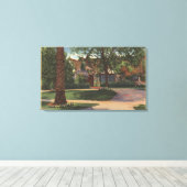 Uitzicht van de woonplaats van Eleanor Powell Canvas Afdruk (Insitu (Houten vloer))