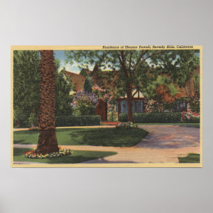 Uitzicht van de woonplaats van Eleanor Powell Poster