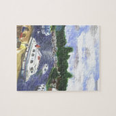 Uitzicht van de Wroxham Bridge Norfolk Broads Legpuzzel (Horizontaal)