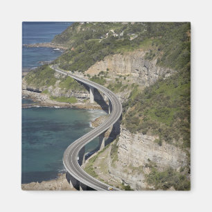 Uitzicht van de Zee Cliff Bridge bij Wollongong; Magneet