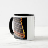 Uitzicht van de zonnepanelen mok (Voorkant links)