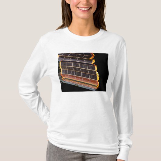Uitzicht van de zonnepanelen t-shirt (Voorkant)