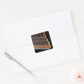 Uitzicht van de zonnepanelen vierkante sticker (Envelop)