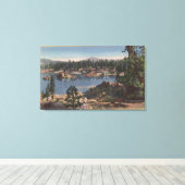 Uitzicht van de zuidkust van Boulder Bay Canvas Afdruk (Insitu (Houten vloer))