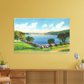 Uitzicht van de Zuidmuur Canvas Afdruk (Insitu (Woonkamer))