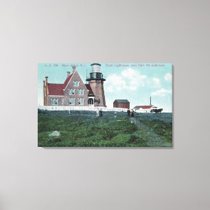 Uitzicht van de Zuidvuurtoren Canvas Afdruk