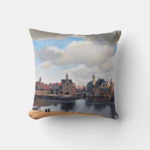 Uitzicht van Delft, Johannes Vermeer, 1659-1660 Kussen