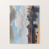 Uitzicht van Delft, Johannes Vermeer, 1659-1660 Legpuzzel (Verticaal)