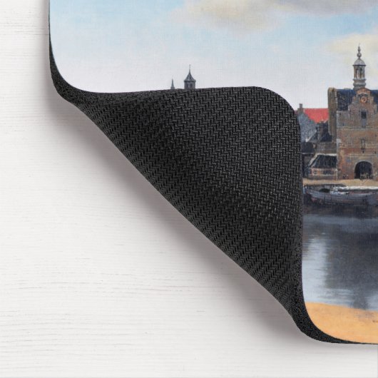 Uitzicht van Delft, Johannes Vermeer, 1659-1660 Muismat (Hoek)