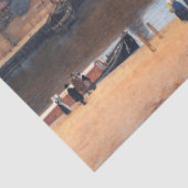 Uitzicht van Delft, Johannes Vermeer, 1659-1660 Tissuepapier (Detail)