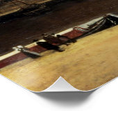 Uitzicht van Delft Johannes Vermeer Glossy Perfect Poster (Hoek)