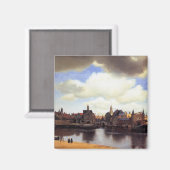 Uitzicht van Delft Magneet (Voorkant / Achterkant)