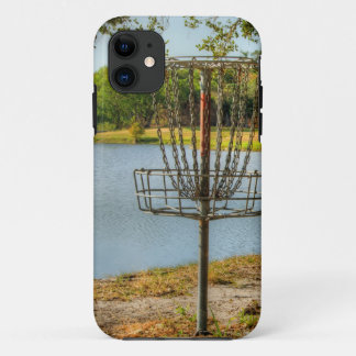 Uitzicht van Disk Golfer iPhone 11 Hoesje