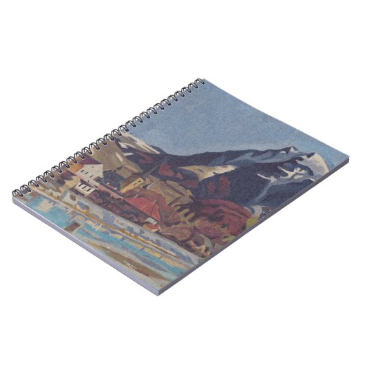 Uitzicht van Dolný Kubín door Arnold Peter Weisz Notitieboek (Linkerzijde)